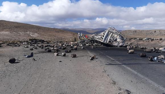 Arequipa: las autoridades reportaron que la onda expansiva alcanzó unos 1,000 metros a la redonda.