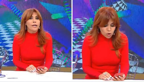 La reacción de Magaly Medina al enterarse del sismo en el Callao (VIDEO)
