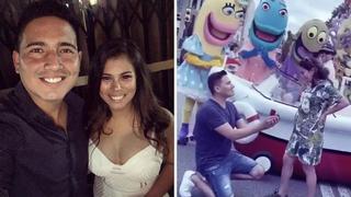 ​Pedro Loli le pidió matrimonio a su novia en Universal Studios (FOTOS y VIDEO)