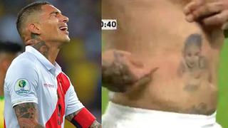 Perú vs. Colombia: Paolo Guerrero se levanta camiseta y muestra rasguños que le hicieron | VIDEO