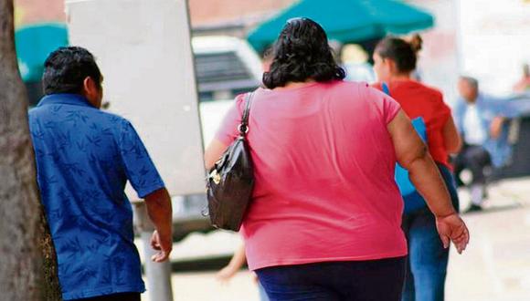 Tres de 10 peruanos sufren sobrepeso