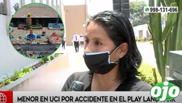 Dos menores de 11 y 13 años resultaron heridos tras sufrir un accidente en el Play Land Park. Foto: América Noticias