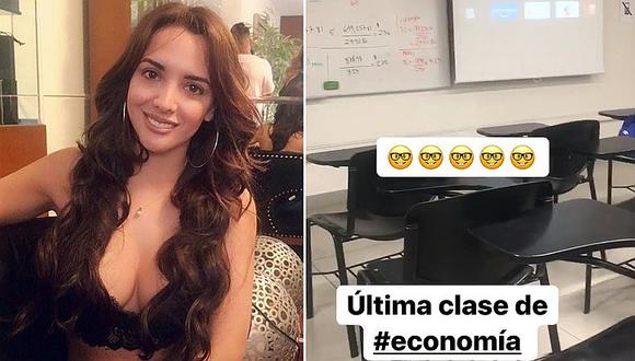 Rosángela Espinoza deja al descubierto nota que sacó en examen de Economía (VIDEO)