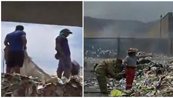 Carabayllo: fábrica de reciclaje se incendia pero lo peor es que...(VIDEO)