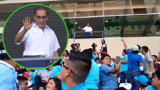 Captan al presidente Martín Vizcarra en el partido de Alianza Lima vs. Sporting Cristal (VIDEO)