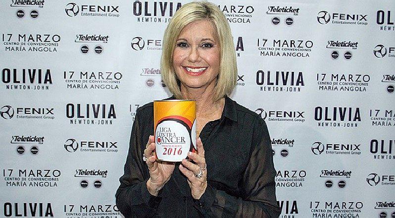 Olivia Newton John se une a campaña de la Liga contra el Cáncer