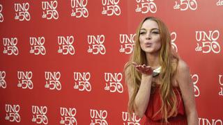 ¡Lindsay Lohan y su look nada chic en Madrid! [FOTOS]