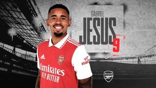 Ya es oficial: Gabriel Jesus fue anunciado como flamante fichaje de Arsenal