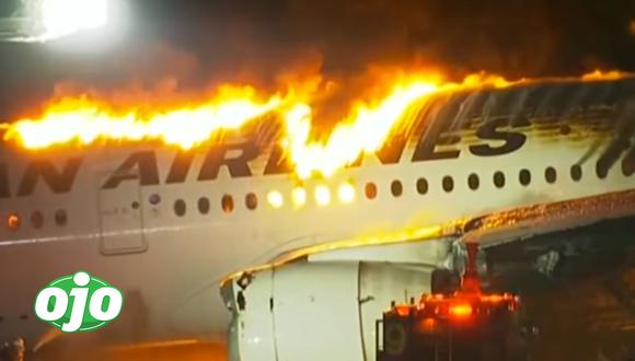 Un avión de Japan Airlines se estrelló contra un avión de la guardia costera en el aeropuerto de Tokio, Japón.