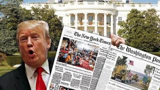 Trump exige retirada de Pulitzer a The Washington Post y The New York Times por usar información falsa