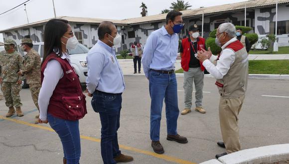 Gobernador pide ayuda a Vizcarra para hospital con infraestructura deficiente (Foto: Gore Lambayeque)