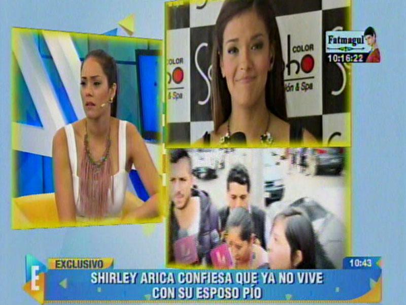 Shirley Arica llora y confirma separación de Rodney Pío  