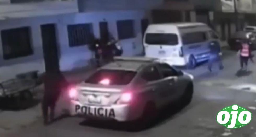 Policía se enfrenta a balazos a delincuente que había atacado a serenos en Carmen de La Legua (VIDEO)