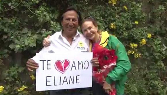 Alejandro Toledo le dedica este video a Eliane Karp por el 'Día de San Valentín' 
