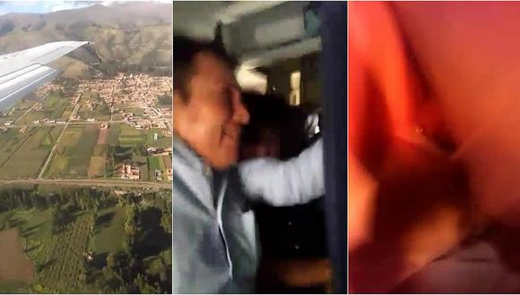 ​¡Impactante! Pasajero grabó incendio de avión en Jauja desde adentro (VIDEO)