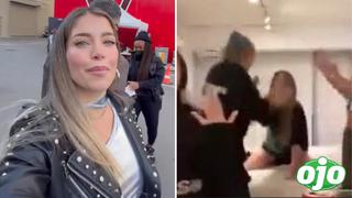 Flavia Laos es golpeada por la influencer argentina Mili Gesualdo durante transmisión EN VIVO