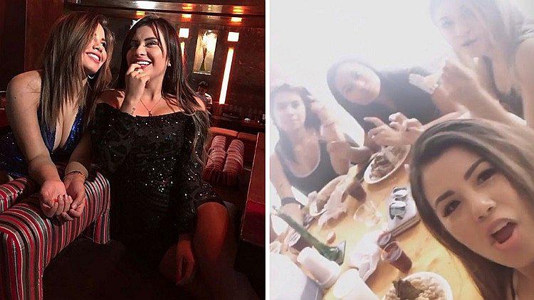 ​Thamara Gómez y Estrella Torres cometen grave infracción al viajar en moto (VÍDEO)