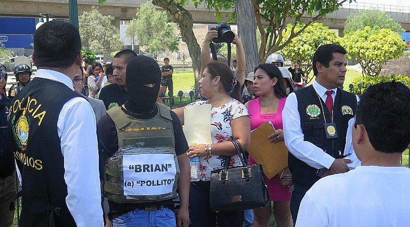 Surco: reconstruyen crimen de instructor de gimnasio pero ocurre lo peor