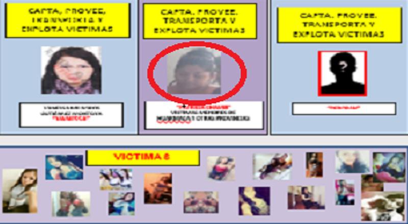 Identifican a captadora de organización criminal de 'La bestia' 