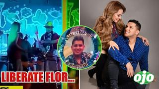 Florcita golpea, rompe y tira piñata con la cara de Néstor Villanueva: “¡Libérate!”