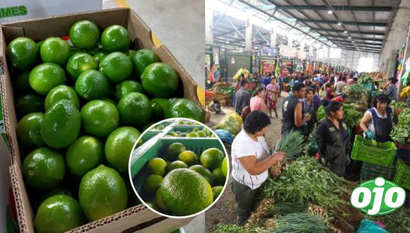 Comerciantes ofrecen limón colombiano a 10 soles el kilo