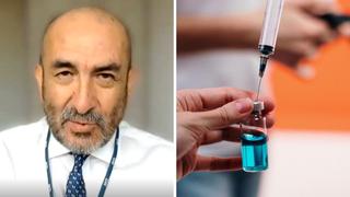 “No sentí dolor”: Elmer Huerta recibió HOY la primera dosis de la vacuna contra Covid-19 | VIDEO 