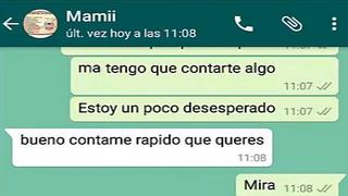 WhatsApp: le cuenta a su mamá que será abuela y ¡no creerás su respuesta! 