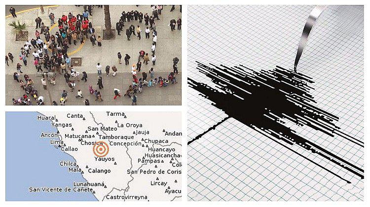 Sismo de regular intensidad remeció Lima esta tarde