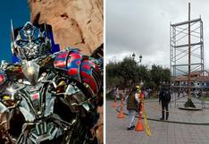 Transformers 7: Plaza Mayor de Cusco es remodelada para grabación de persecuciones | FOTOS