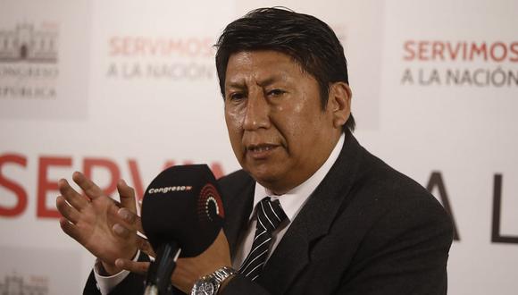 Waldemar Cerrón, congresista de Perú Libre. (Foto: GEC)