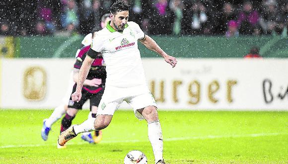 Pizarro anota en triunfo del Bremen