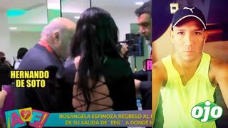 Rosángela Espinoza se codea con Hernando de Soto y echa tierrita a EEG: “no hay ni amistad ni nada”
