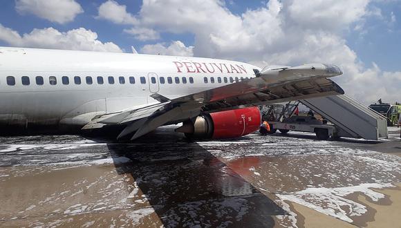 ​Avión de aerolínea peruana sufrió accidente al despegar en Bolivia (VIDEO)