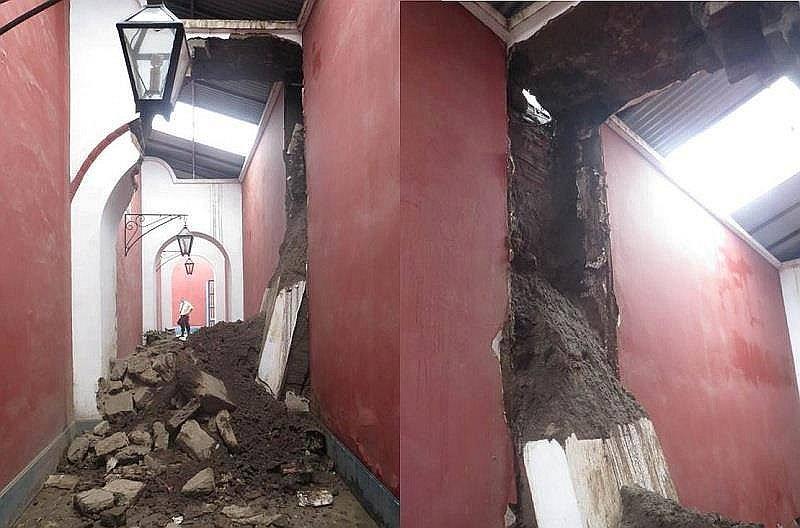 ¡Lamentable! Museo de Arqueología colapsa tras intensas lluvias en Trujillo