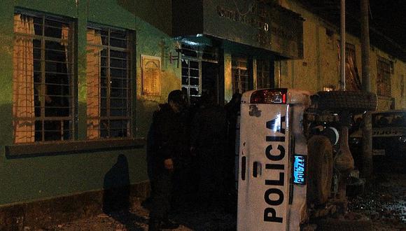 Huancayo: Pobladores furiosos destrozan comisaría para linchar a "pishtacos"