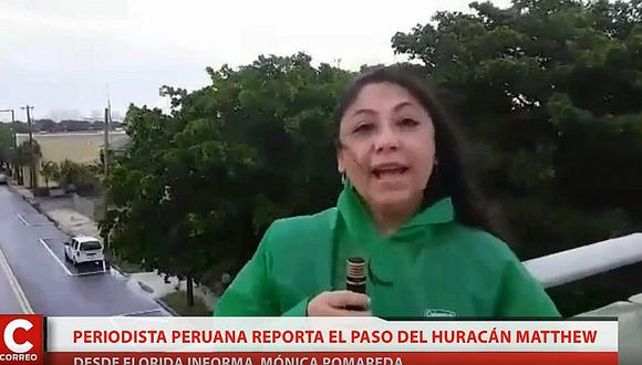 Huracán Matthew: Periodista peruana reporta su paso desde Florida [VIDEO]