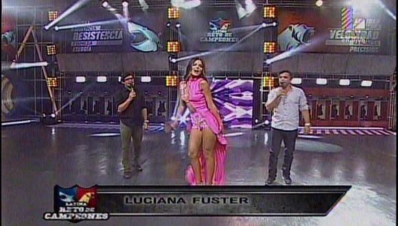 Reto de Campeones: Luciana Fuster sorprende y es la primera participante 