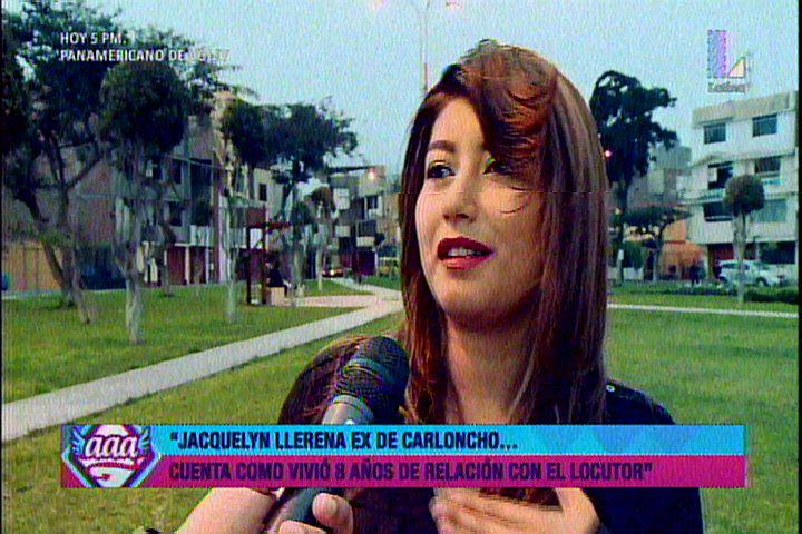 Carloncho: Jacquelyn Llerena dice esto tras escándalo con bailarín de Rosángela  