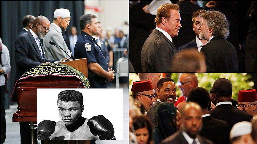 Muhammad Ali: Will Smith y Arnold Schwarzenegger le dan el último adiós