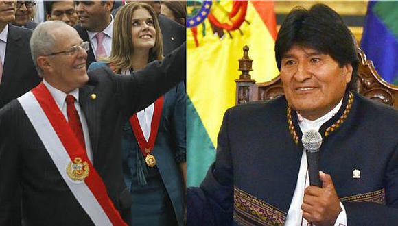 PPK: Evo Morales le desea éxito a su gobierno y felicita a nuestro país