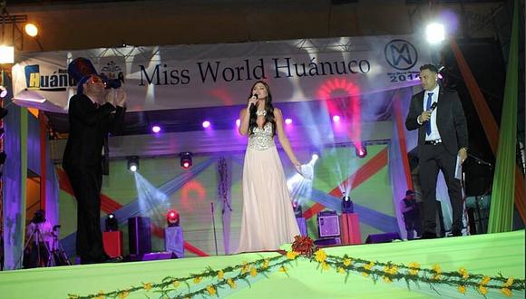 Georgette Cárdenas: Le lanzan estos piropos en el Miss World Huánuco 2016  