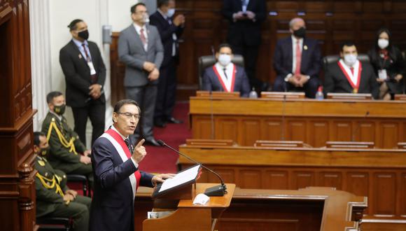 Martín Vizcarra indicó que es uno de los pocos presidentes que ha mantenido informado a la ciudadanía respecto a las acciones que se toman para mitigar el avance del COVID-19. (Foto: Presidencia del Perú)
