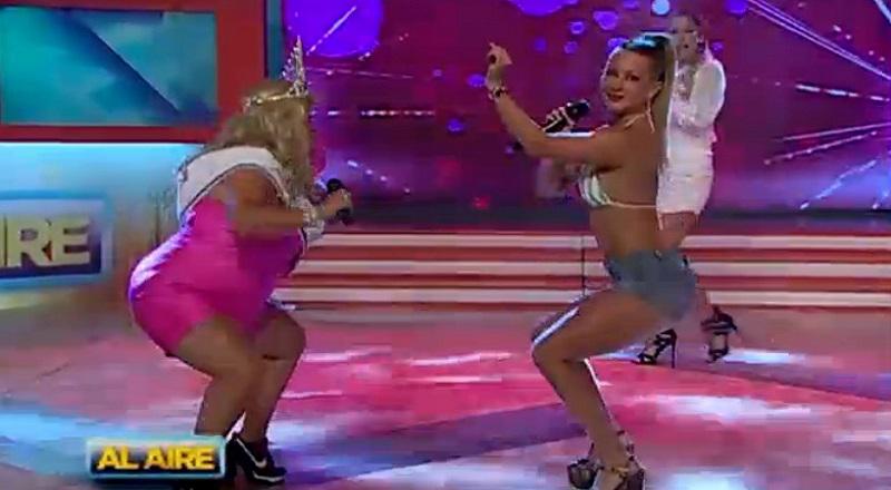 Leslie Shaw olvida el problema con Alejandra Baigorria bailando el 'Toto' 