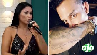 Pamela Franco minimiza tatuaje que se hizo Christian Domínguez en su honor: “No lo considero una prueba de amor” 
