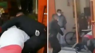 Huacho: Dos hombres se pelean en plena calle pese al Covid-19, por el amor de una mujer | VIDEO