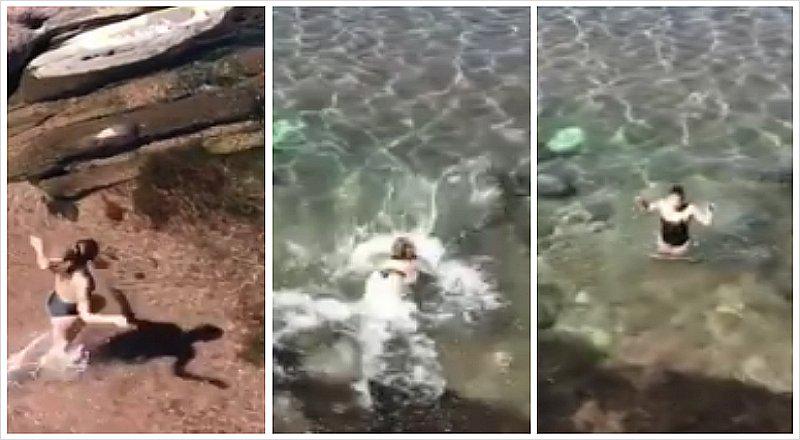 Televisa: actriz mexicana se mete al Lago Titicaca ¡a 10 grados! (VIDEO)