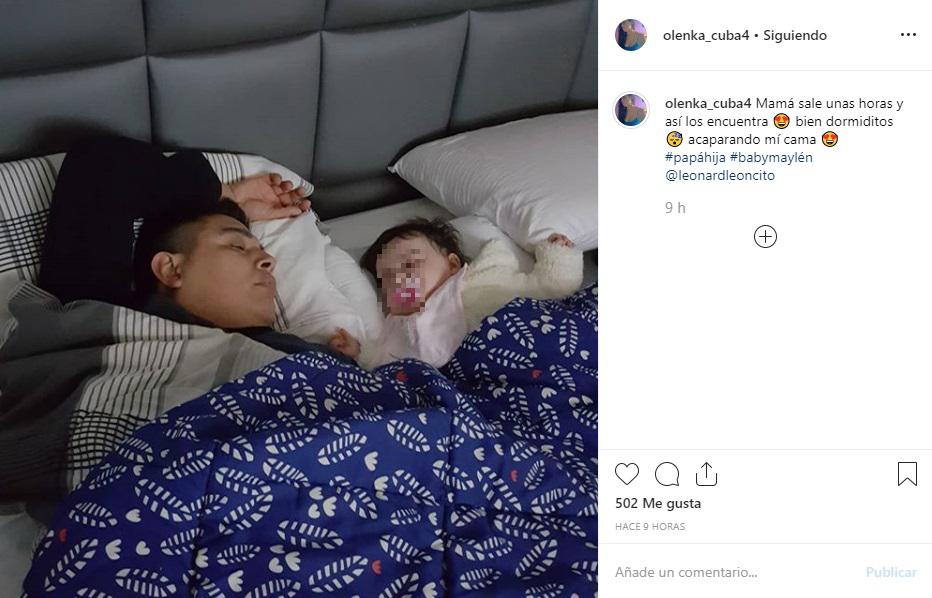 Foto: Captura Instagram Olenka Cuba