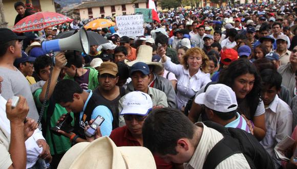 Cajamarca: Gregorio Santos anuncia que se levantó el paro 