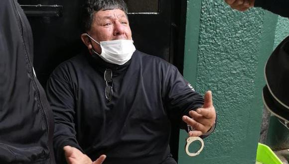 El ranqueado delincuente Henry Córdova Cueva (55) es sindicado de varios asaltos a empresarios y comerciantes del emporio de Gamarra. (Foto PNP)