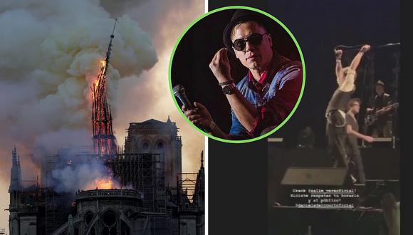 ​Salim Vera en el ojo de la tormenta tras polémico comentario sobre incendio en Notre Dame